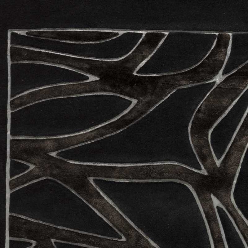 Tappeto moderno Wallflor Thea Black Lauren Jacob