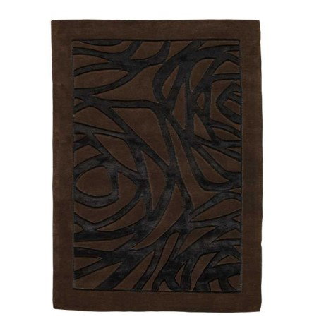 Tappeto moderno Wallflor Thea Black Brown Lauren Jacob