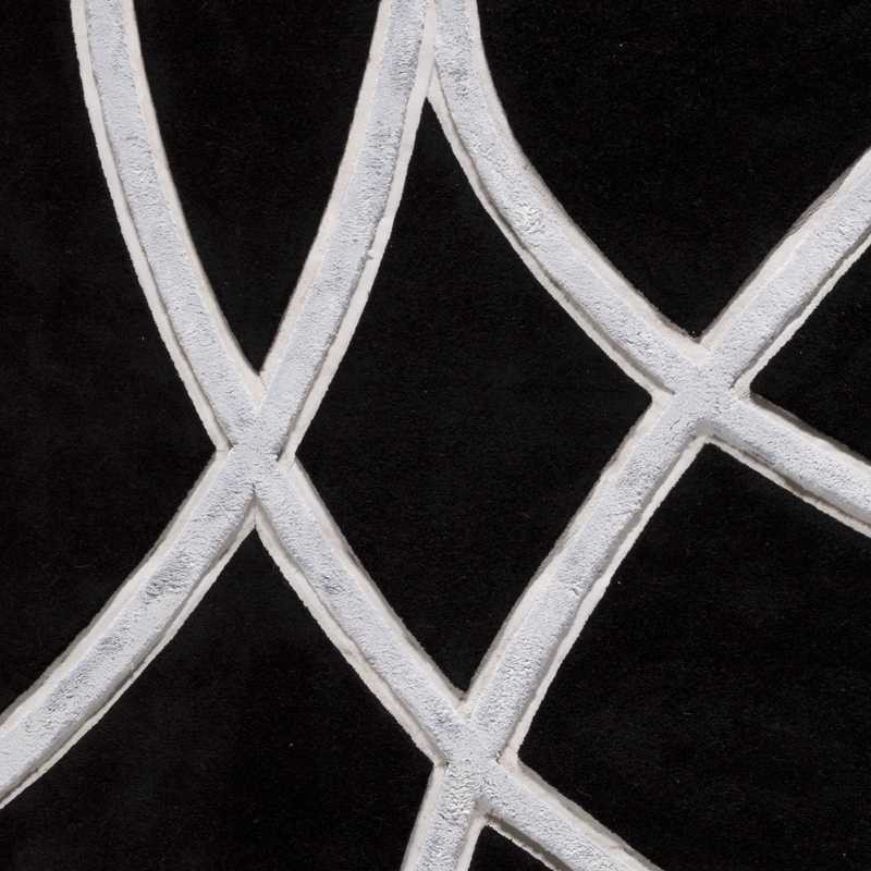 Tappeto moderno Wallflor Echo Black Lauren Jacob