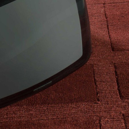 Tappeto moderno Wallflor Street Aubergine Lauren Jacob