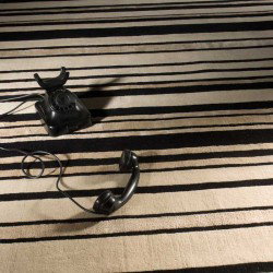 Tappeto moderno Wallflor Barcode Black White Lauren Jacob 2