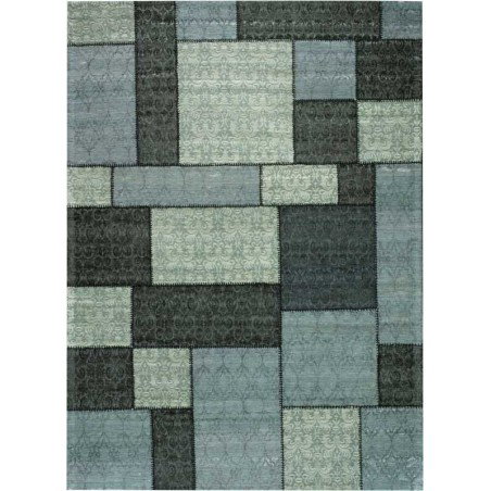 Carpet moderno Wallflor Patchwork 1 Dark Grey Lauren Jacob