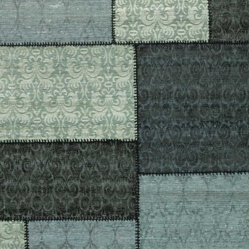Tappeto moderno Wallflor Patchwork 1 Dark Grey Lauren Jacob