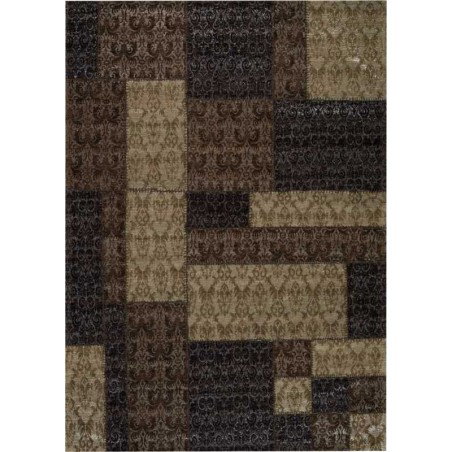 Tappeto moderno Wallflor Patchwork 8 Brown Lauren Jacob