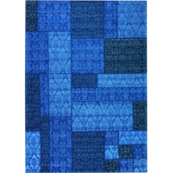 Tappeto moderno Wallflor Patchwork 13 Blue Lauren Jacob