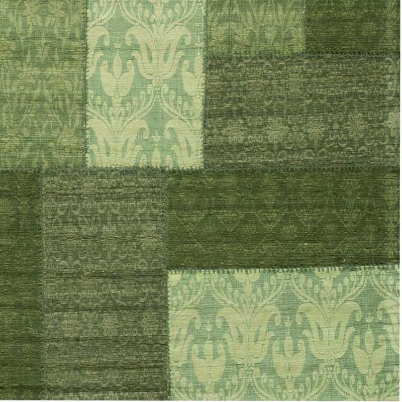 Tappeto moderno Wallflor Patchwork 6 Green Lauren Jacob