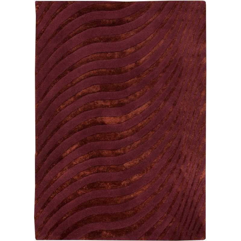 Tappeto moderno Wallflor Nadir 165 Aubergine Lauren Jacob