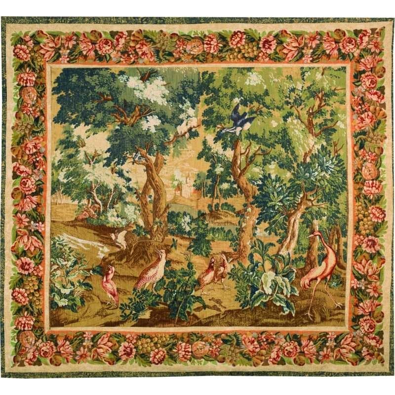 Tappeto moderno Wallflor Verdure aux oiseaux cm.188x205