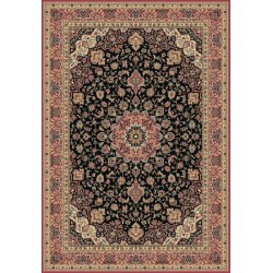 Tappeto persiano Isfahan classico medaglione marine 12217