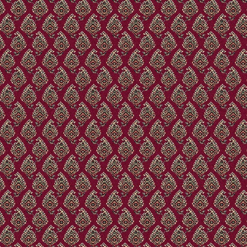 Tappeto persiano Mir classico senza medaglione rosso 12264