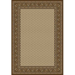 Tappeto persiano Mir classico senza medaglione crema-marrone 12264