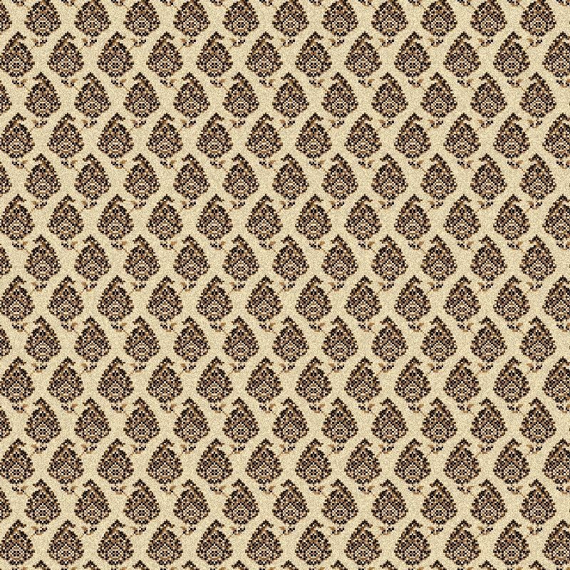 Carpet classico Mir classico senza medaglione crema-marrone 12264
