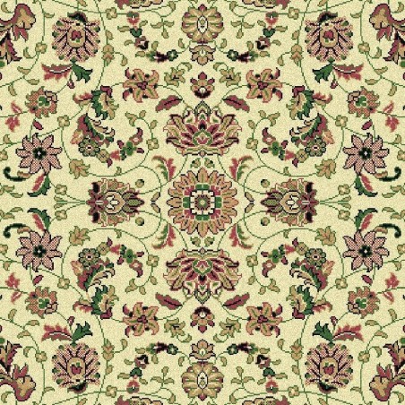 Carpet classico Tabriz classico medaglione crema-verde 12311