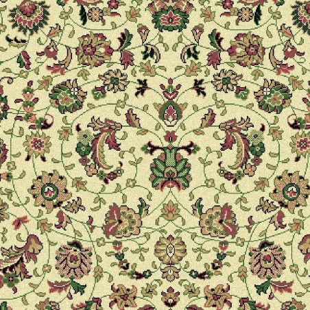 Carpet classico Tabriz classico medaglione crema-verde 12311