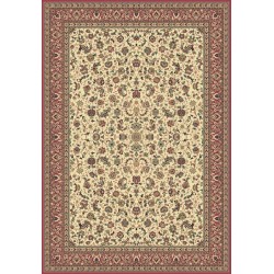 Carpet classico Tabriz classico floreale crema-rosa 12311