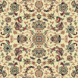 Carpet classico Tabriz classico floreale crema-rosa 12311 2