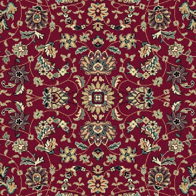 Carpet classico Tabriz classico floreale rosso 12311