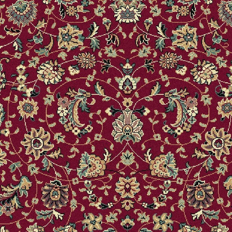 Carpet classico Tabriz classico floreale rosso 12311