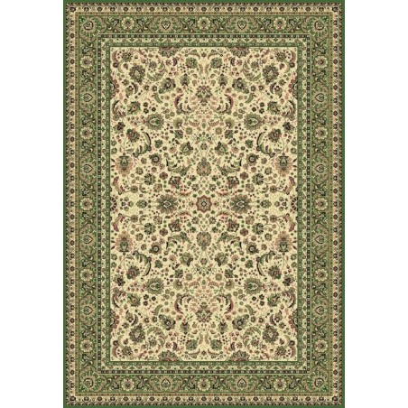 Tappeto persiano Tabriz classico floreale crema-verde 13720