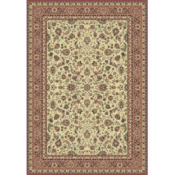 Carpet classico Tabriz classico floreale crema-rosa 13720