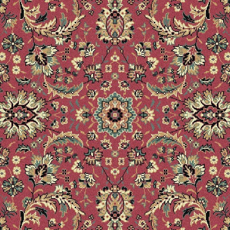 Carpet classico Tabriz classico floreale rosa 13720