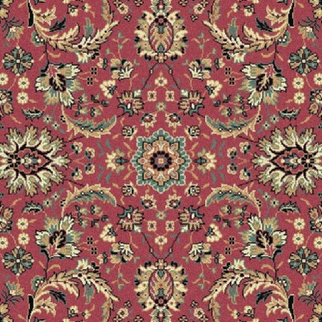 Tappeto persiano Tabriz classico floreale rosa 13720