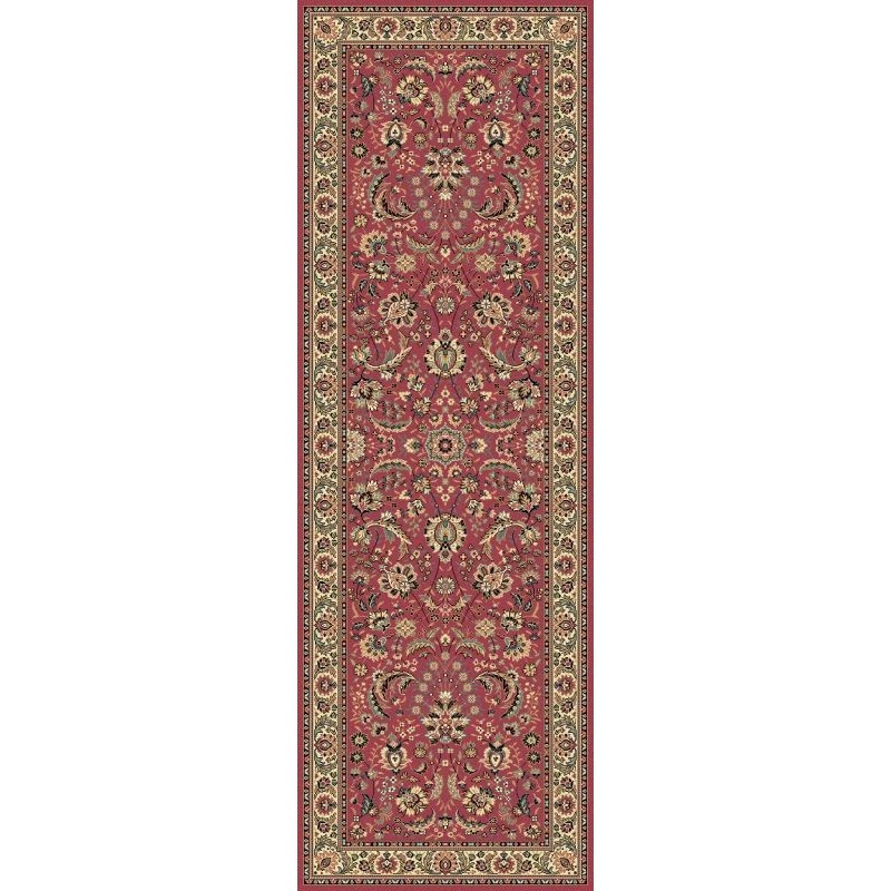 Carpet classico Tabriz classico passatoia floreale rosa 13720
