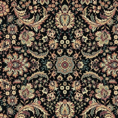 Carpet classico Tabriz classico rotondo floreale marine 13720