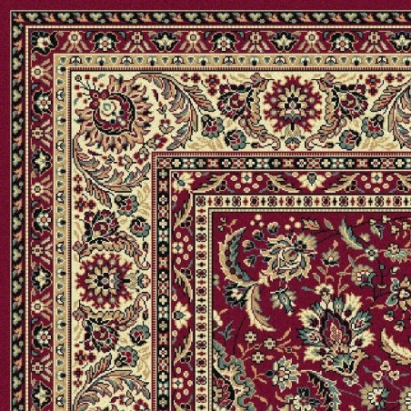 Carpet classico Tabriz classico floreale rosso 13720