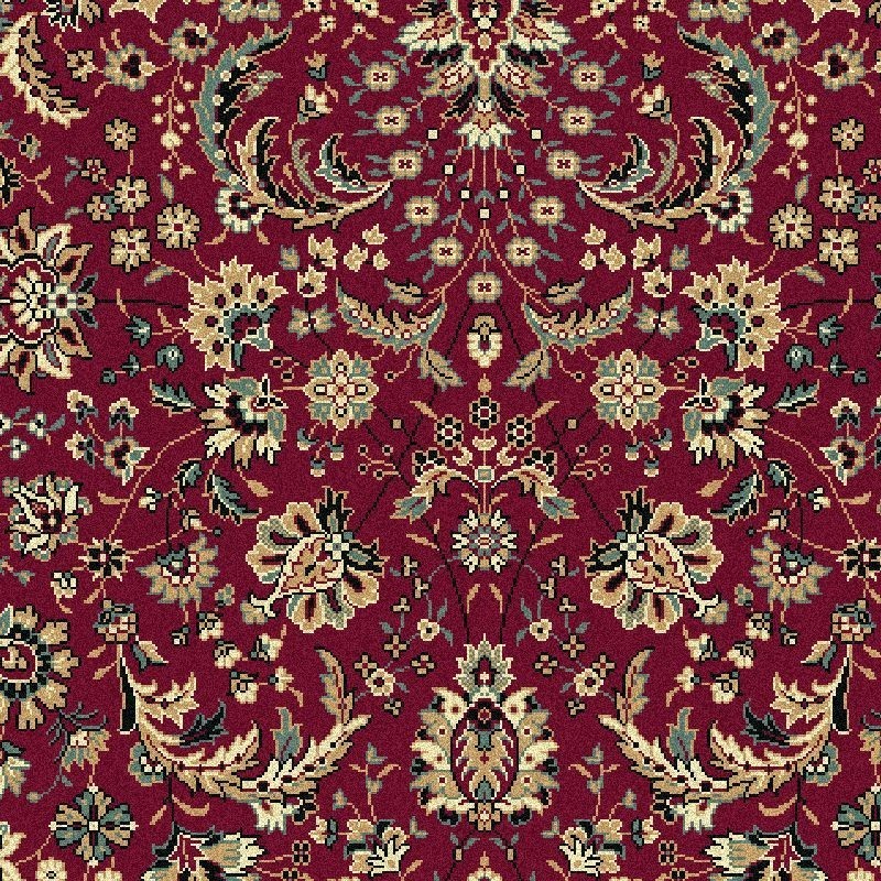 Carpet classico Tabriz classico floreale rosso 13720