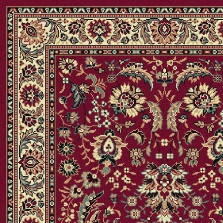 Carpet classico Tabriz classico passatoia floreale rosso 13720