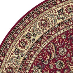 Carpet classico Tabriz classico rotondo floreale rosso 13720 2