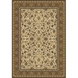 Tappeto persiano Tabriz classico floreale crema-marrone 13720