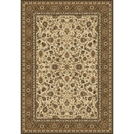 Carpet classico Tabriz classico floreale crema-marrone 13720