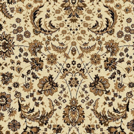 Carpet classico Tabriz classico floreale crema-marrone 13720