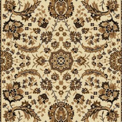 Carpet classico Tabriz classico passatoia floreale crema-marrone 13720 2