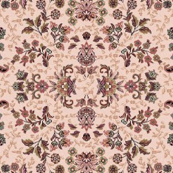 Tappeto persiano Isfahan lana crema-rosa 1236 2