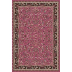 Carpet classico Isfahan lana rosa 1236