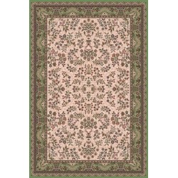 Carpet classico Isfahan lana crema-verde 1236