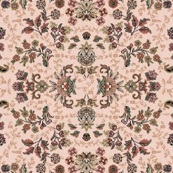 Carpet classico Isfahan lana crema-verde 1236 2