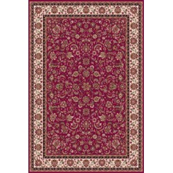Tappeto persiano Isfahan lana rosso 1276-677