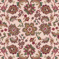 Carpet classico Isfahan lana crema-rosso 1276-680 2