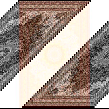 Carpet classico Isfahan lana medaglione marine 1285-678