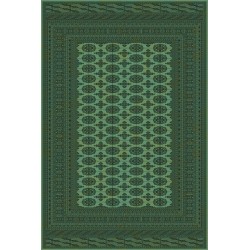 Carpet classico Bukhara lana extra fine verde 1292-671
