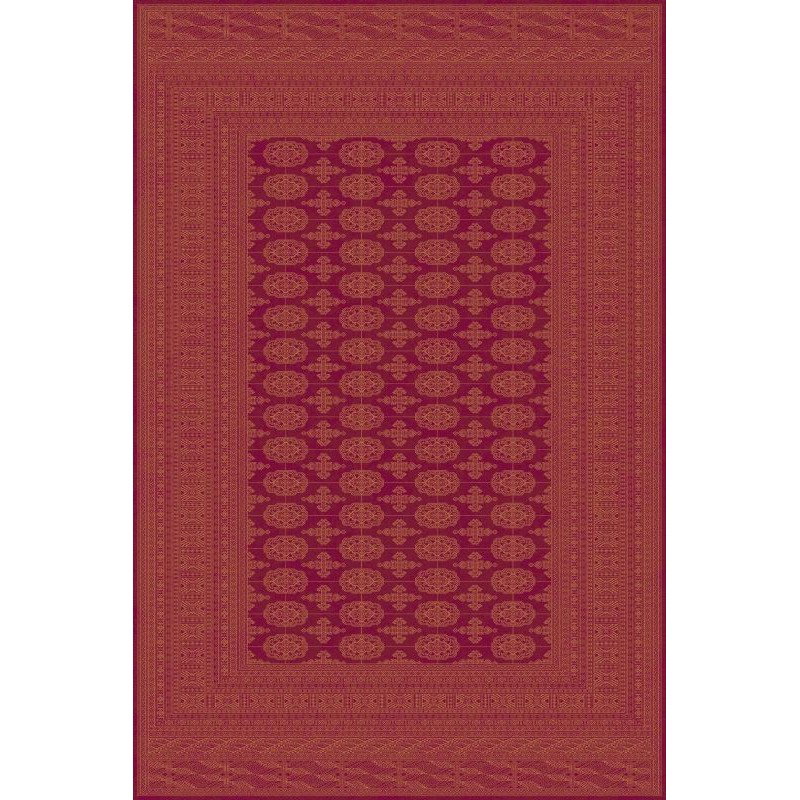 Carpet classico Bukhara lana extra fine rosso 1292-677