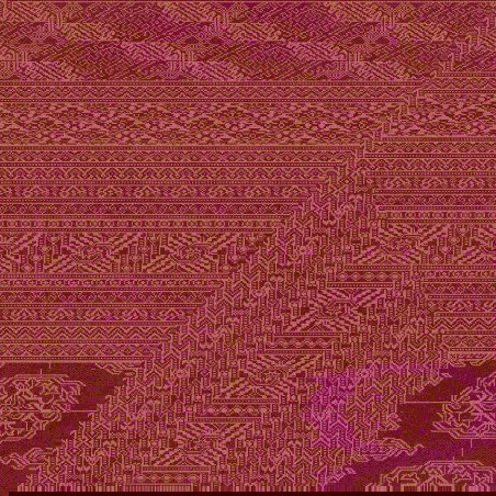 Carpet classico Bukhara lana extra fine rosso 1292-677