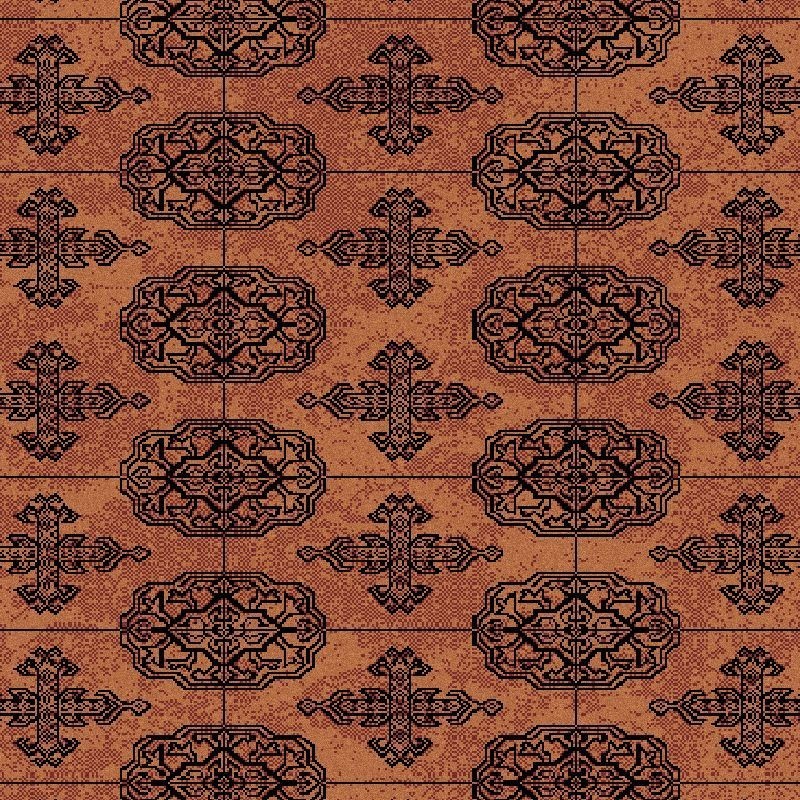 Tappeto persiano Bukhara lana extra fine oro 1292-681