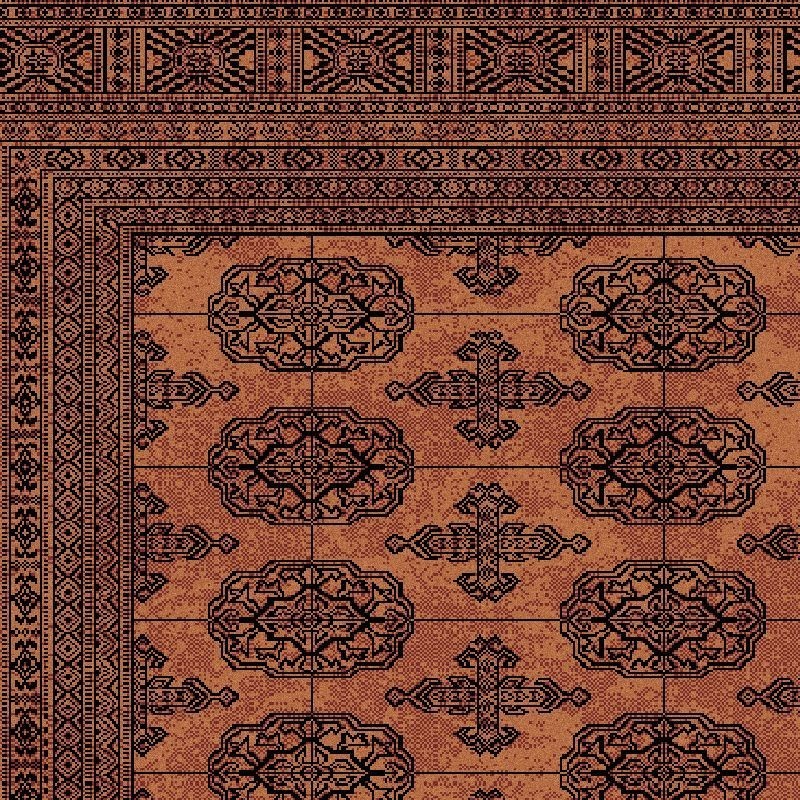 Carpet classico Bukhara lana extra fine oro 1292-681