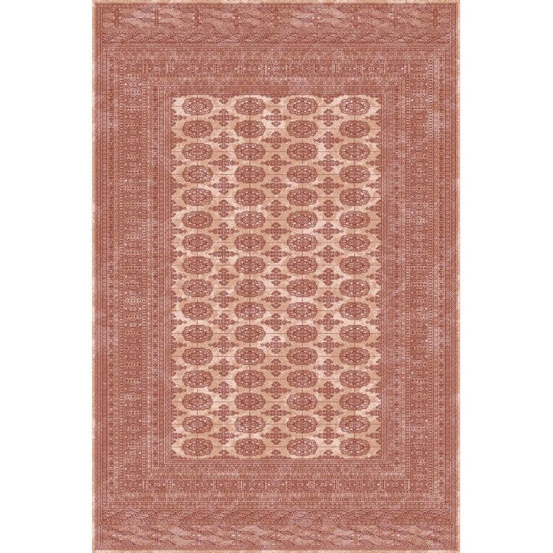 Carpet classico Bukhara lana extra fine crema-terra cotta 1292-694