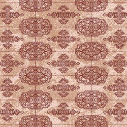 Carpet classico Bukhara lana extra fine crema-terra cotta 1292-694 2